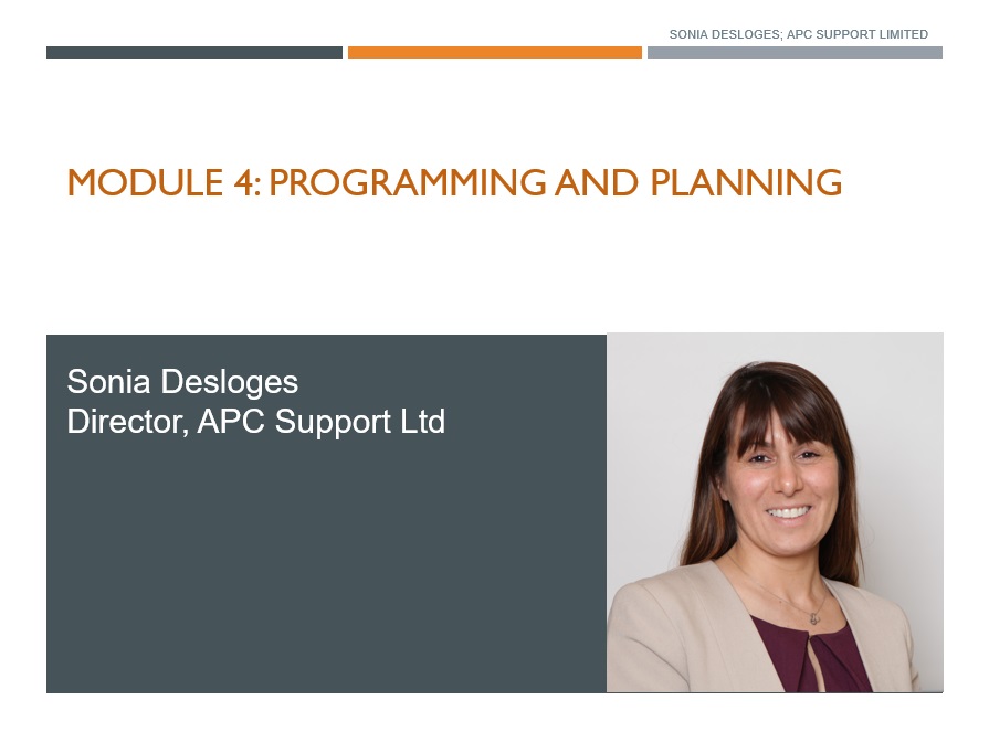APC Planning and Programming